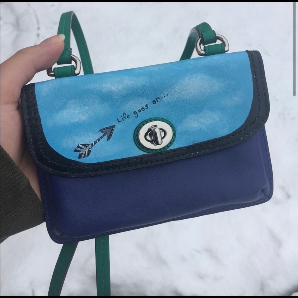 BTS custom Coach bag/purse/wallet